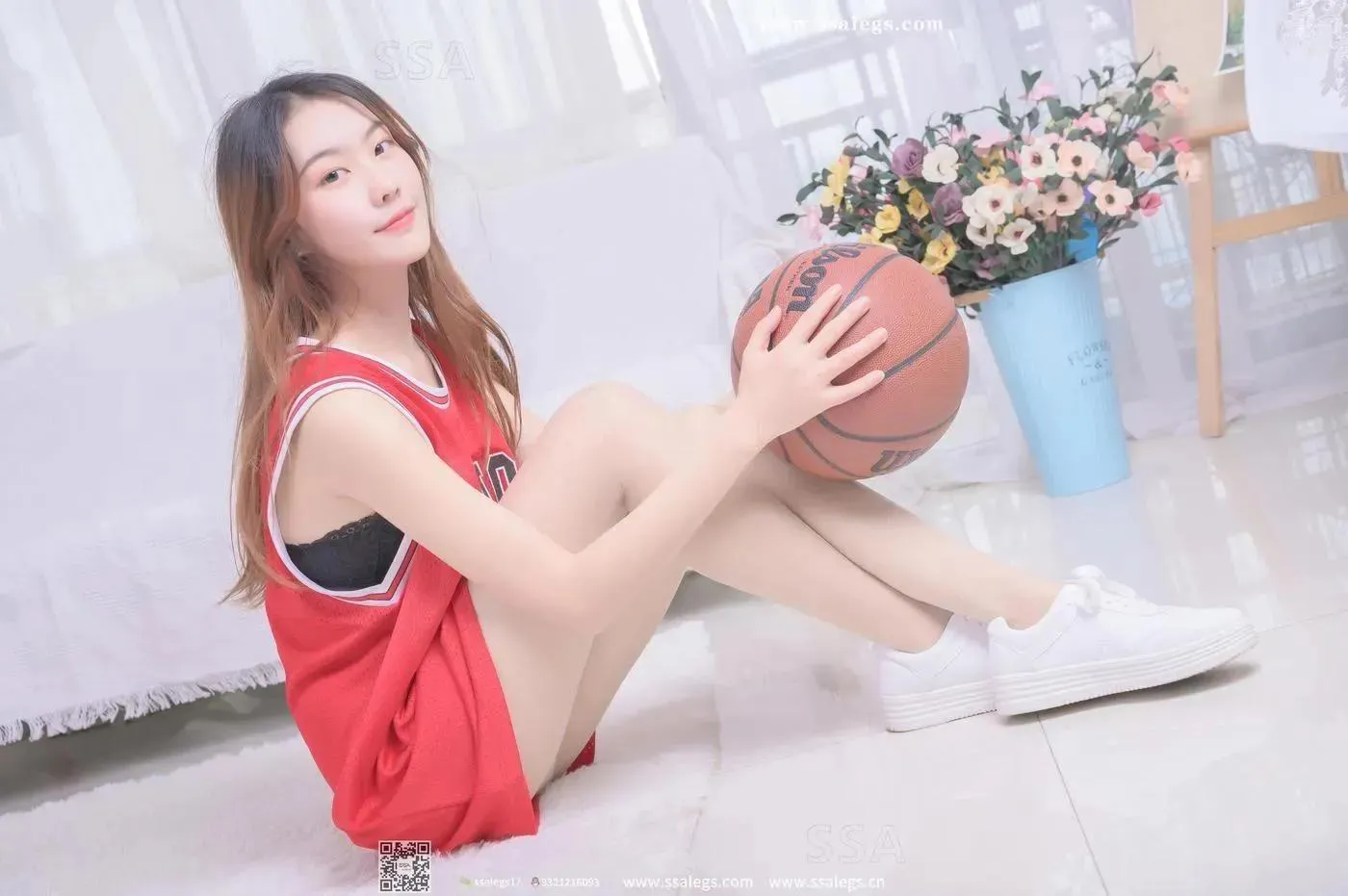 [SSA丝社]超清写真 NO.324 素素小姐姐放假在家陪你玩篮球(上)[23] [48P]插图